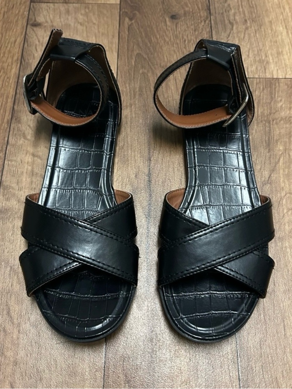 Classic Black Women's Ankle-Strap Sandals